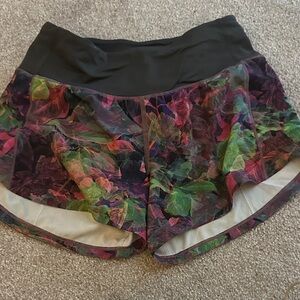 lululemon athletica Multicolor Floral Athletic Shorts